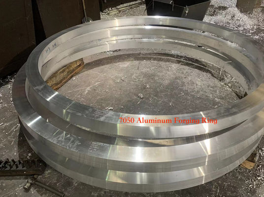 7050 T6 A97050 AlZn6CuMgZr A7050 EN AW-7050 AlZn6CuMgZr Большие кованые кольца